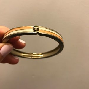 orange and cream bangle