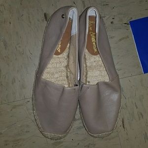 Brand New Nude Leather Sam Edelman Espadrilles