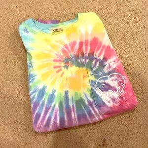 Tye Dye Ivory Ella Long Sleeve T-Shirt