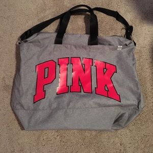 PINK weekender tote