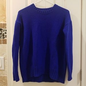 J Crew cobalt blue long sleeve sweater XXS