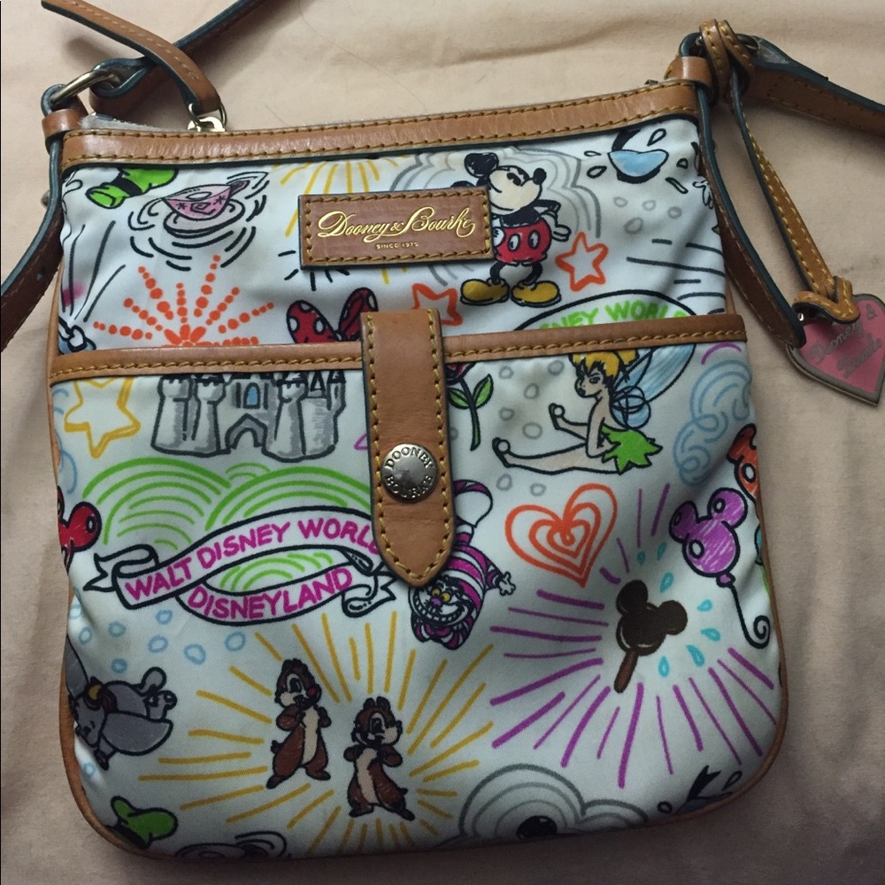 Dooney and Bourke "Disney Sketch" crossbody
