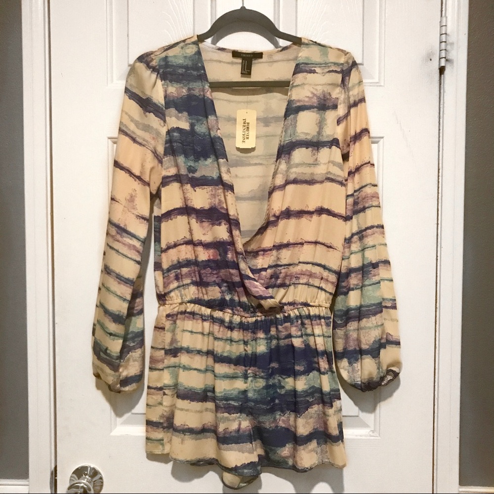 Forever 21 tie die romper