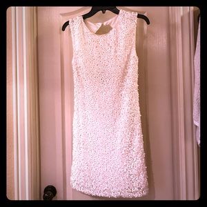 AS U Wish White Sequin Dress