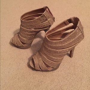 Gold heels