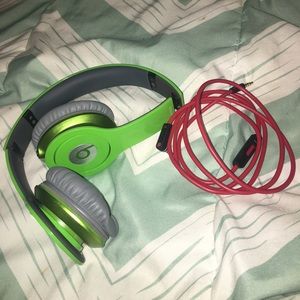 Lime Green Beats Headphones