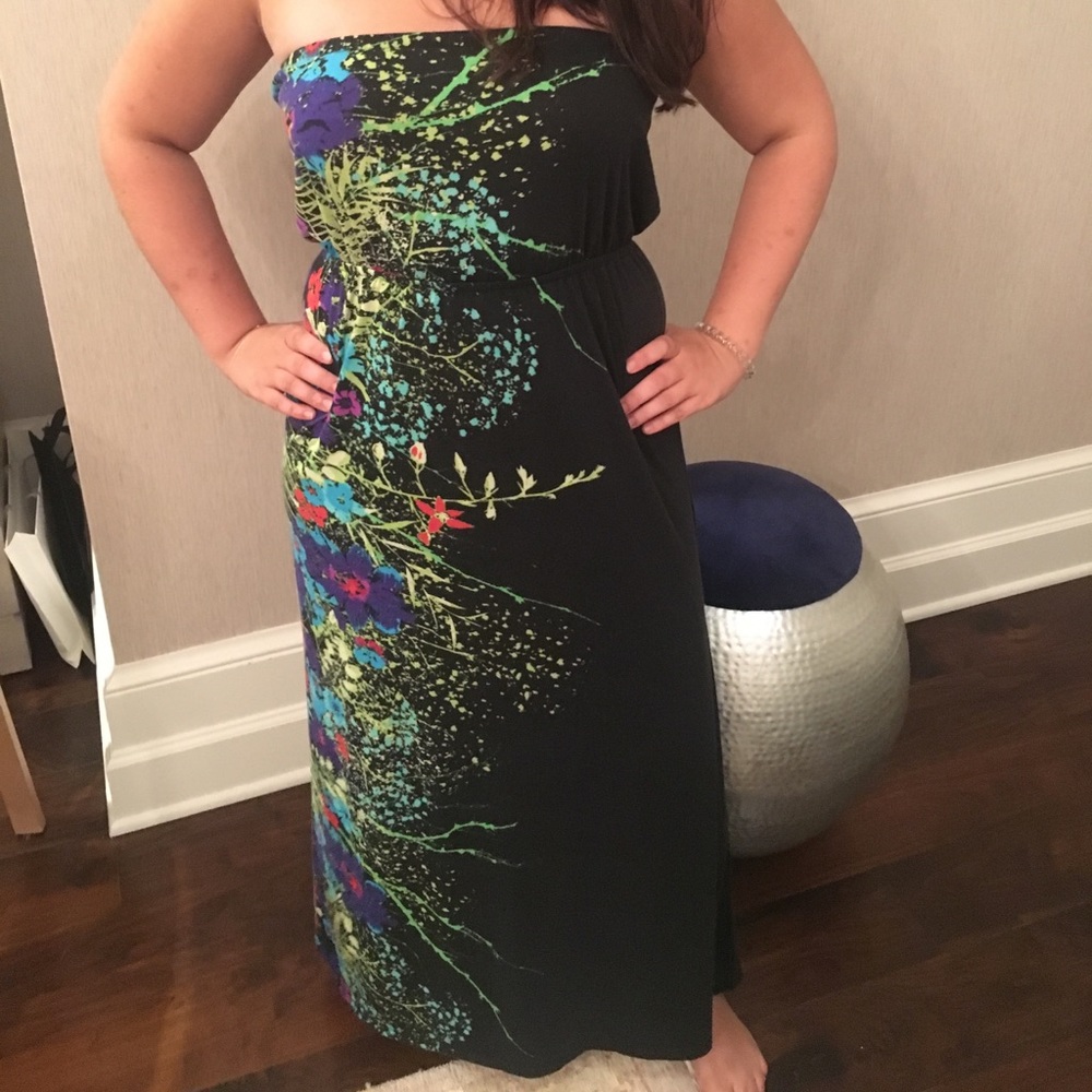 Floral maxi dress