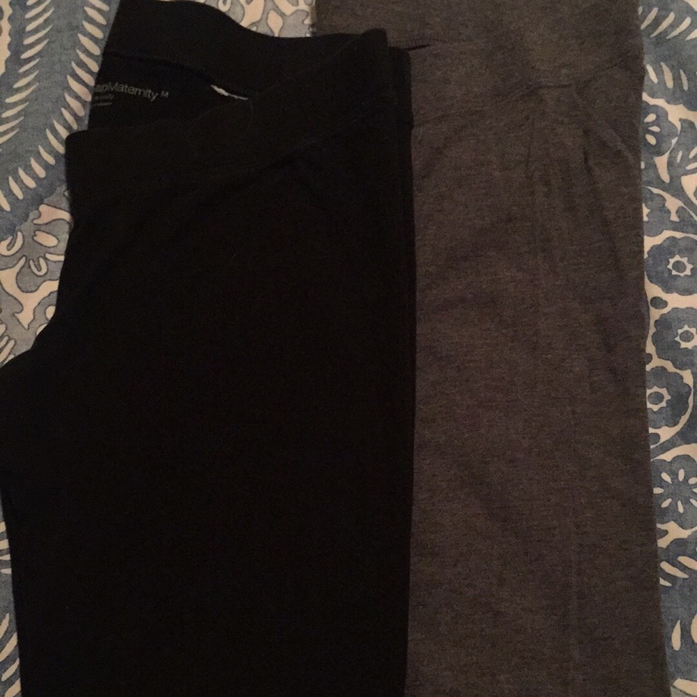 2 pairs Gap Maternity leggings