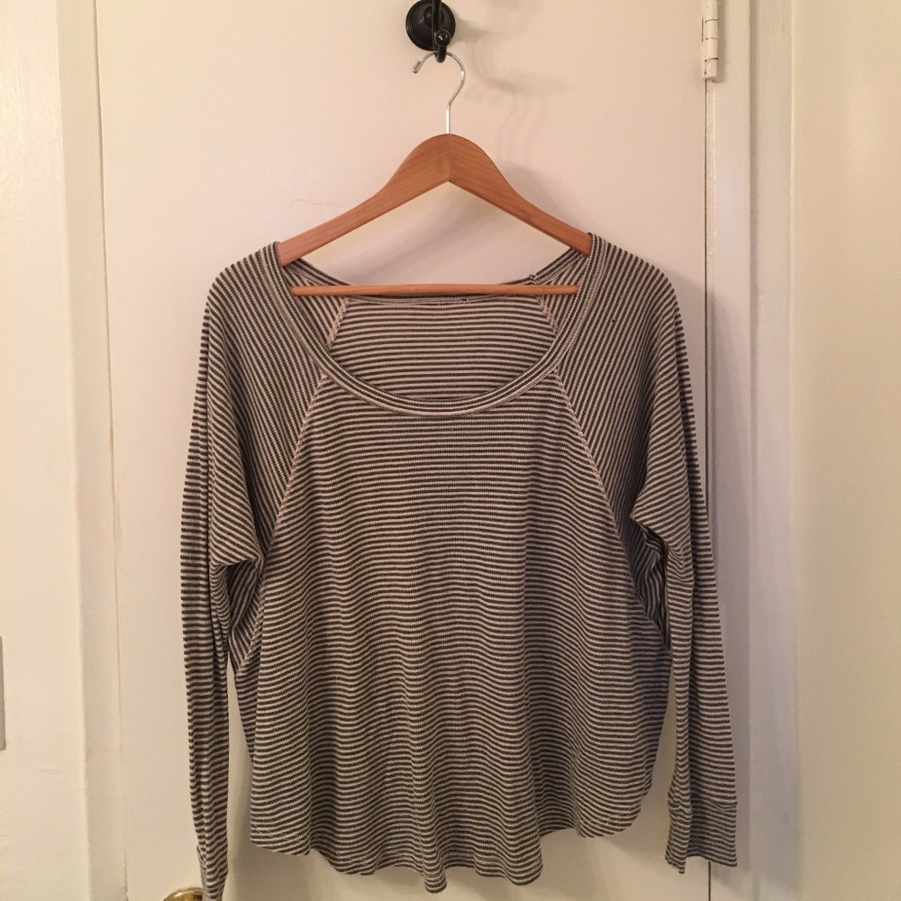 Splendid Blue & White Striped Shirt