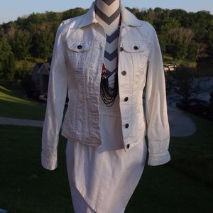 White Jean Jacket