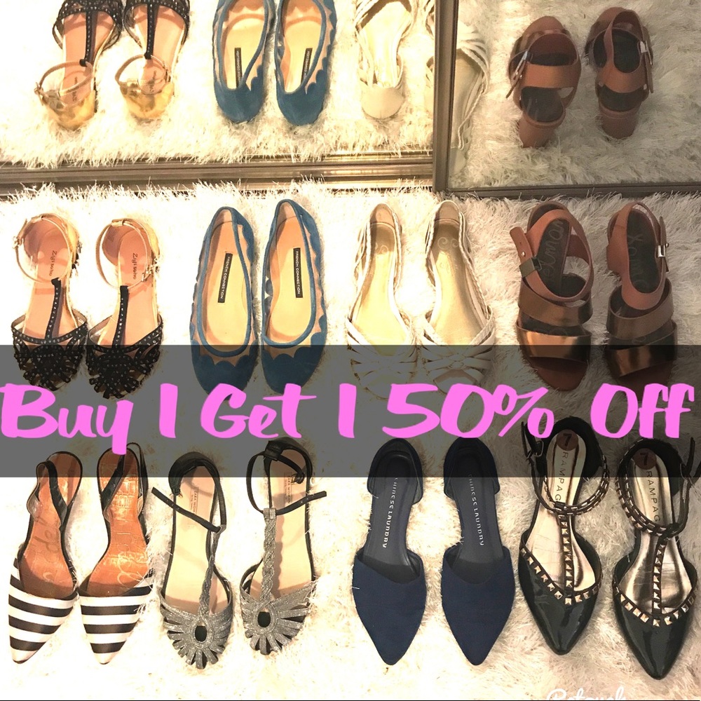 SHOES! Buy 1 Get 1 50% OFF!!
