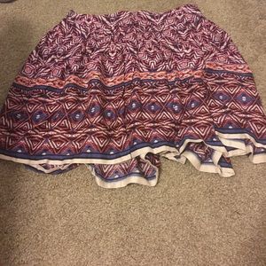 Tribal mini skirt