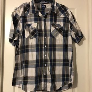 Men's size XXL short Sleeve Button Down