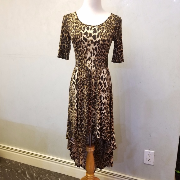 Forever 21 Dresses & Skirts - High low leopard dress