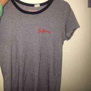 striped california tee