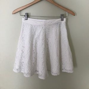 Topshop Eyelet Lace Skirt