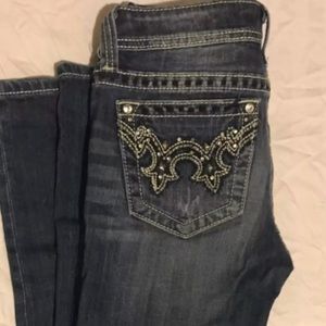 Miss Me Jeans, skinny leg. Size 27.