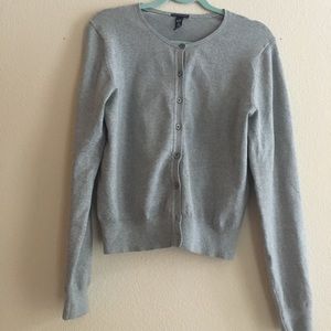 Gap Stretch Grey Cotton Sweater