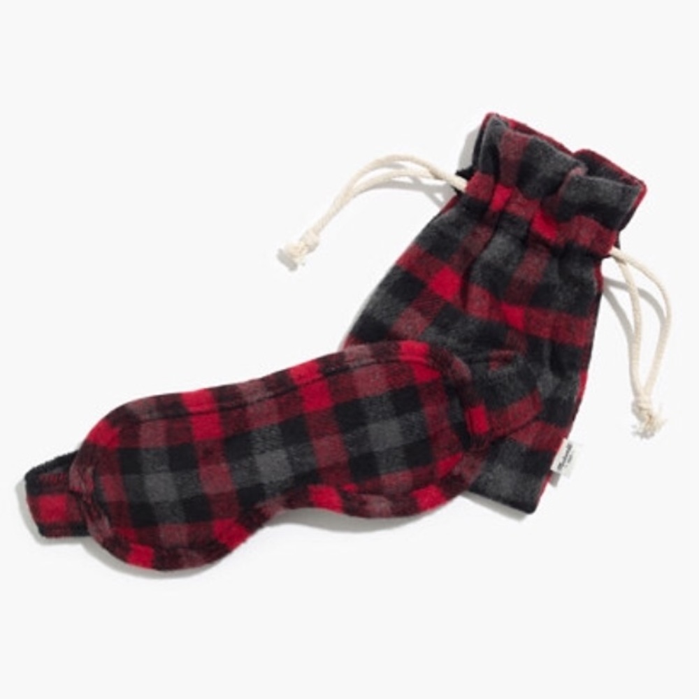 NWOT Madewell Flannel EyeMask