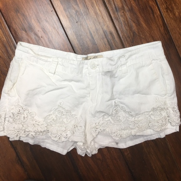 Lucky Brand Pants - Lucky Brand Linen and Lace Shorts