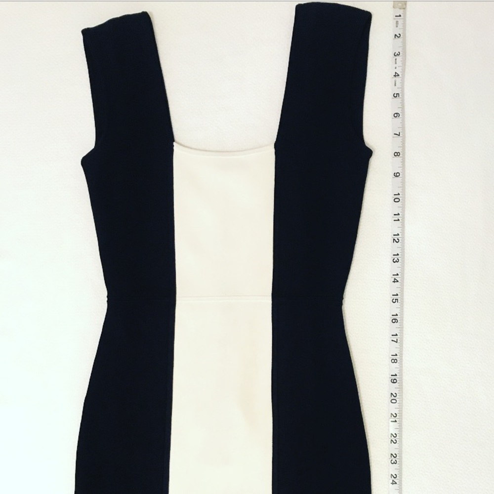 Black and White Bodycon Dress