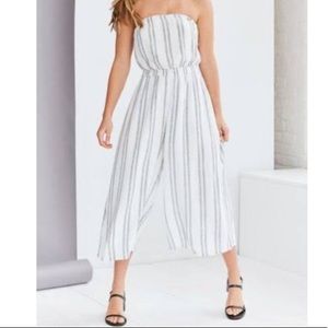 Striped UO jumpsuit