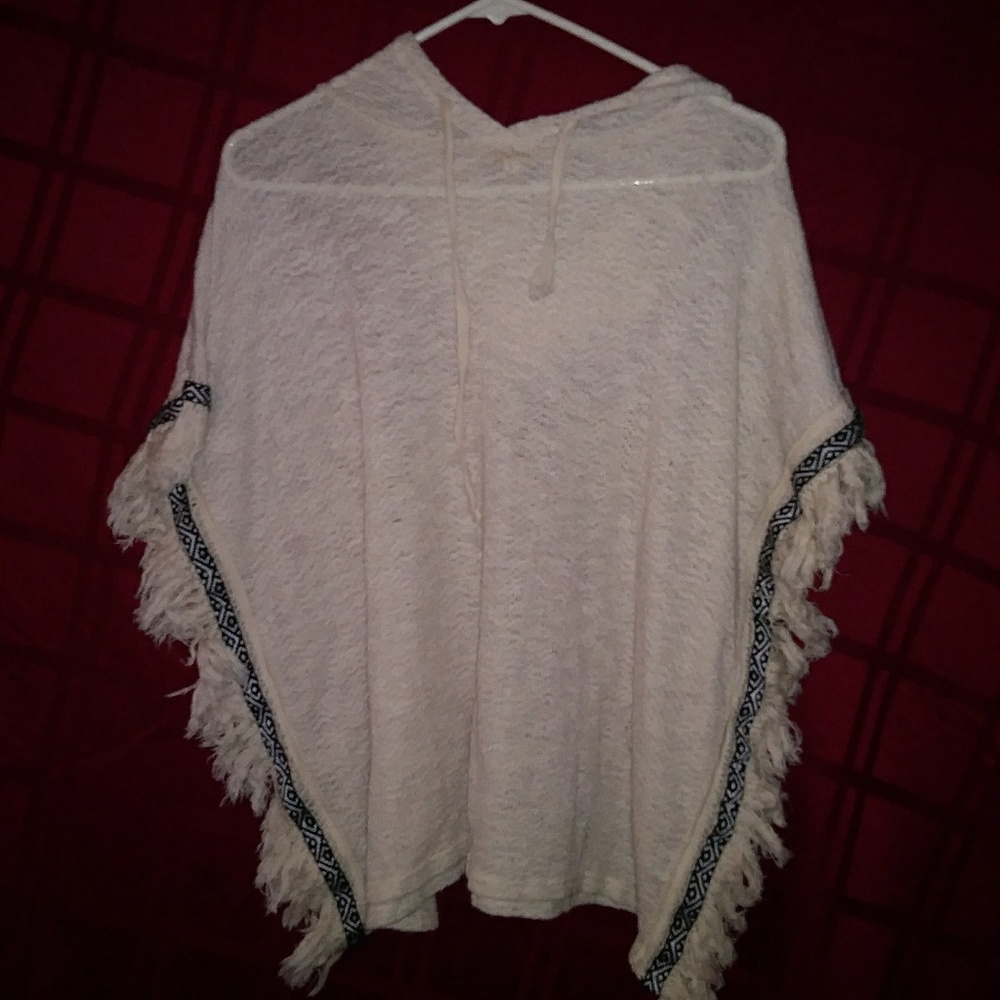 Lily White Aztec Trim Fringe