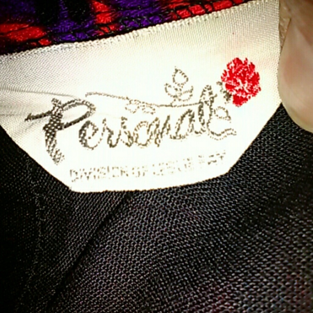 Vintage wraparound multi ankle length skirt