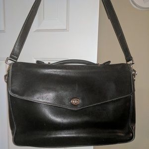 Coach briefcase messenger bag