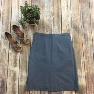 J.Crew pale Blue bi-Stretch Skirt Size 6 NWT