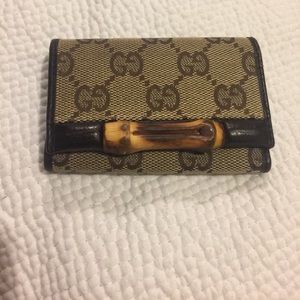 authentic gucci bamboo keychain!