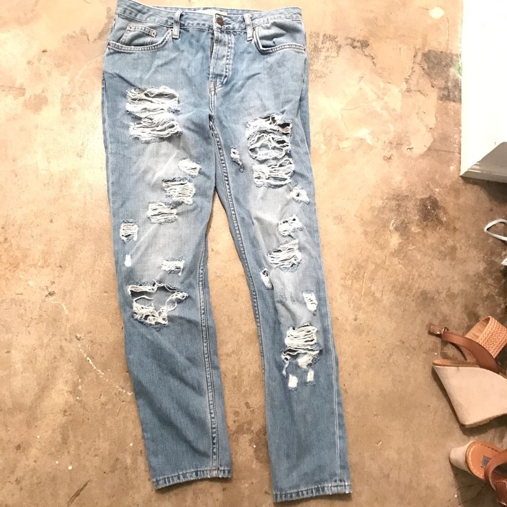 Topshop Hayden Moto Jeans W26 L32