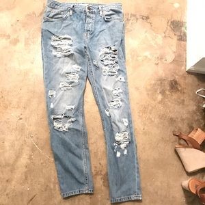 Topshop Hayden Moto Jeans W26 L32