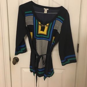 Caché patterned shirt