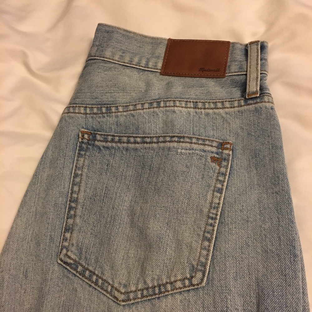 Madewell Light Wash Mom Jeans