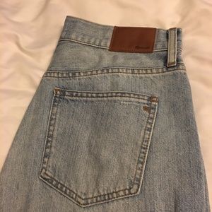 Madewell Light Wash Mom Jeans