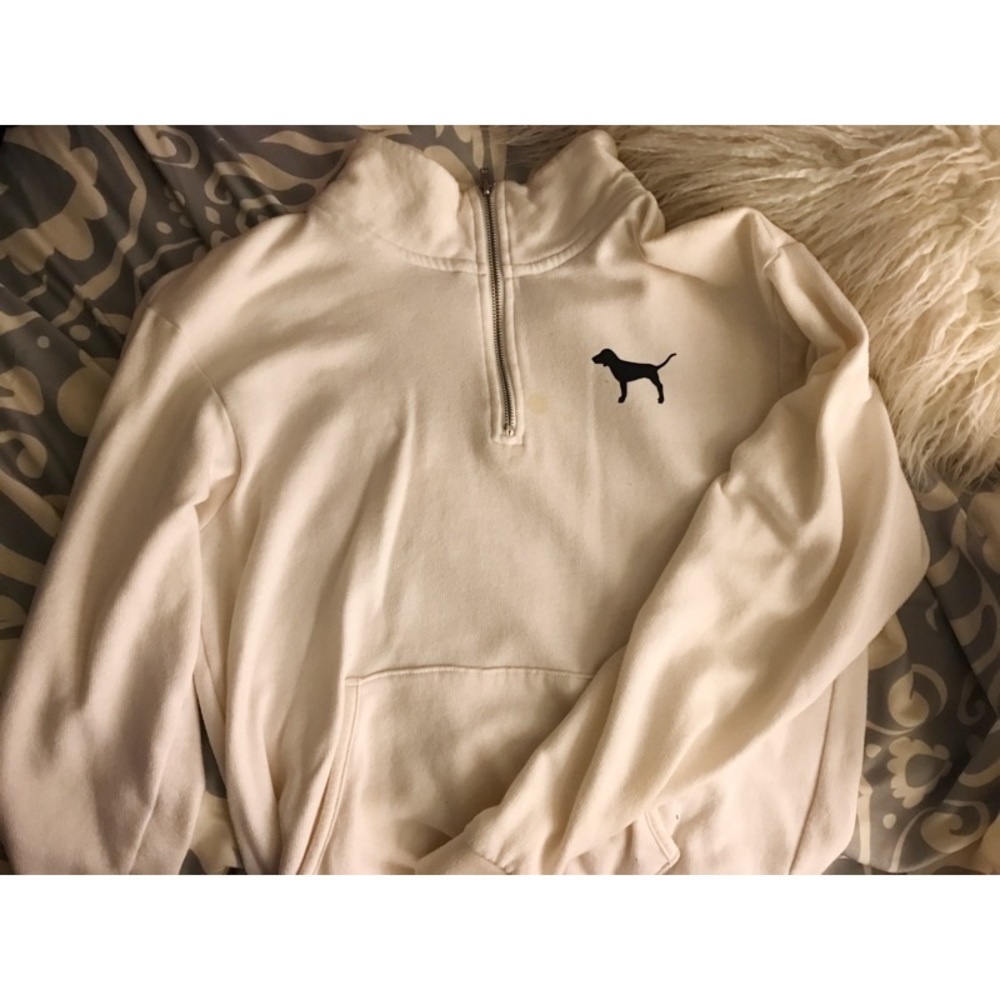 Victoria's Secret PINK half zip sweater ✨