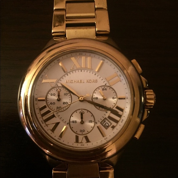 Michael Kors Camille Gold Chronograph Womens Watch main image 4
