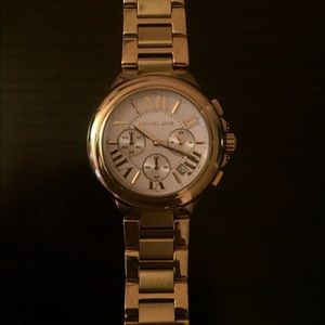 Michael Kors Camille Gold Chronograph Womens Watch