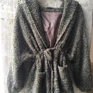 Oversized Cardigan with Hood