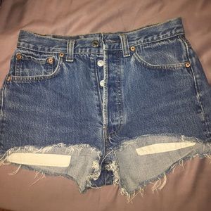 Levi's cutoff shorts