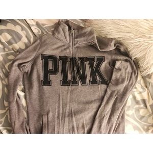 Victoria's Secret PINK half zip sweater ✨🖤