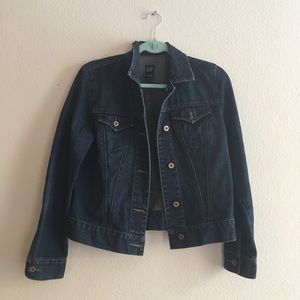 Dark Wash Gap Denim Jacket