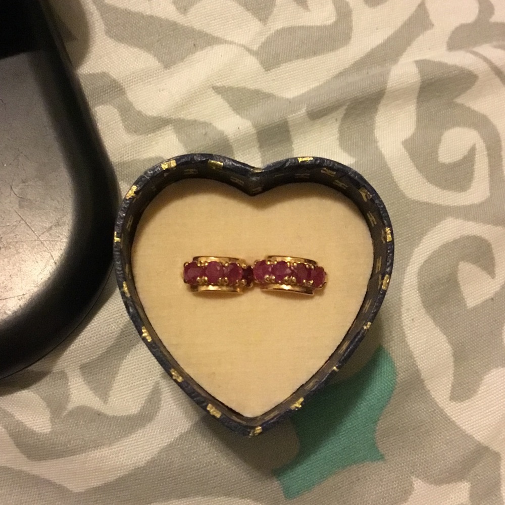 Ruby/Garnet Earrings