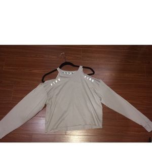 Victoria Secret Pink cold shoulder sweatshirt