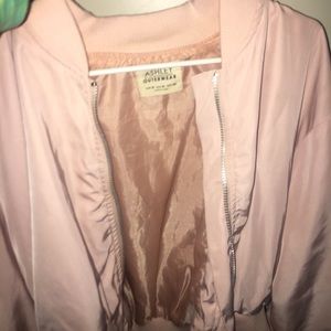 pink bomber jacket