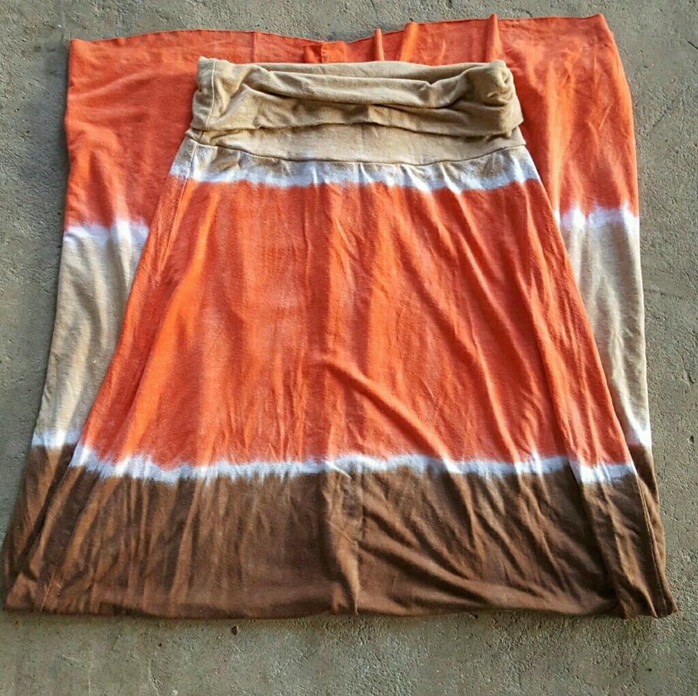 🎉LUCKY BRAND🎉 Tie Dye Maxi Skirt