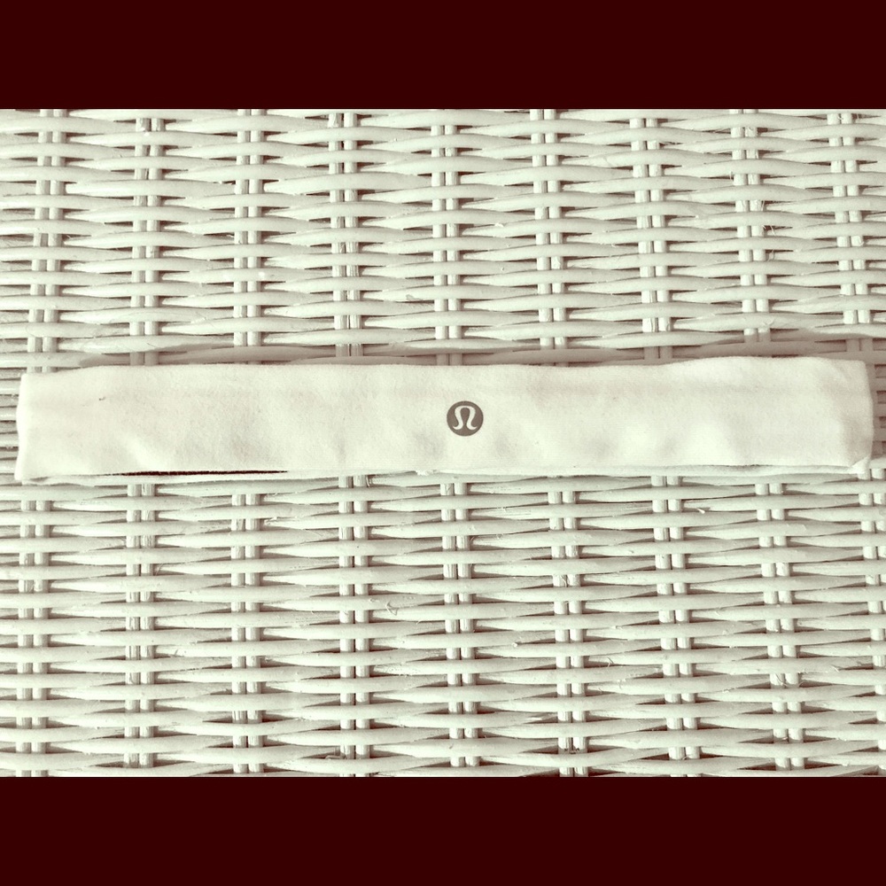 White Lululemon Headband