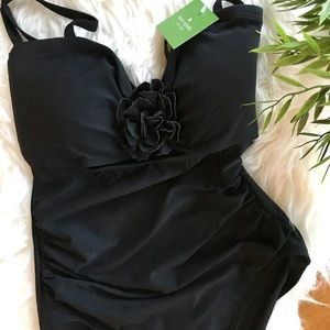 NWT Kate Spade Cut Out One Piece Swimsuit. Size M.