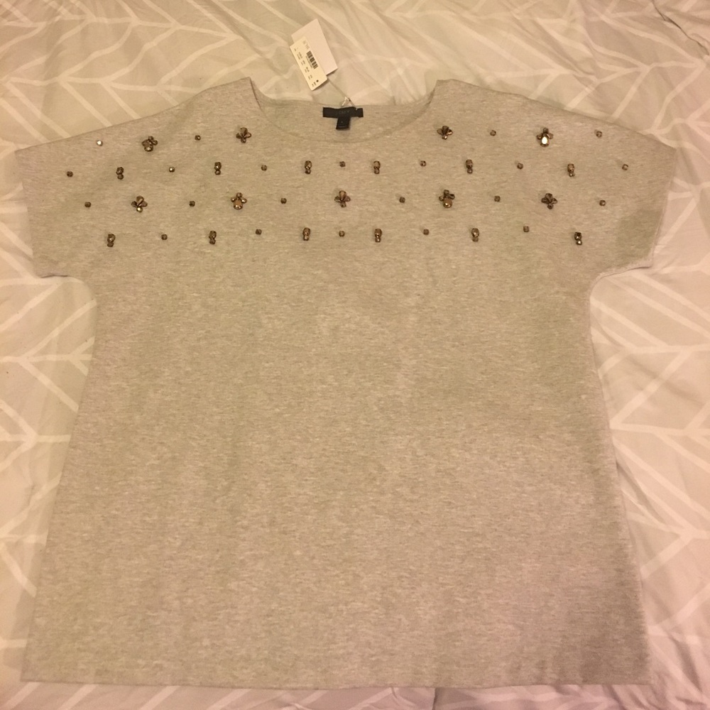 J. Crew "sweater shirt"